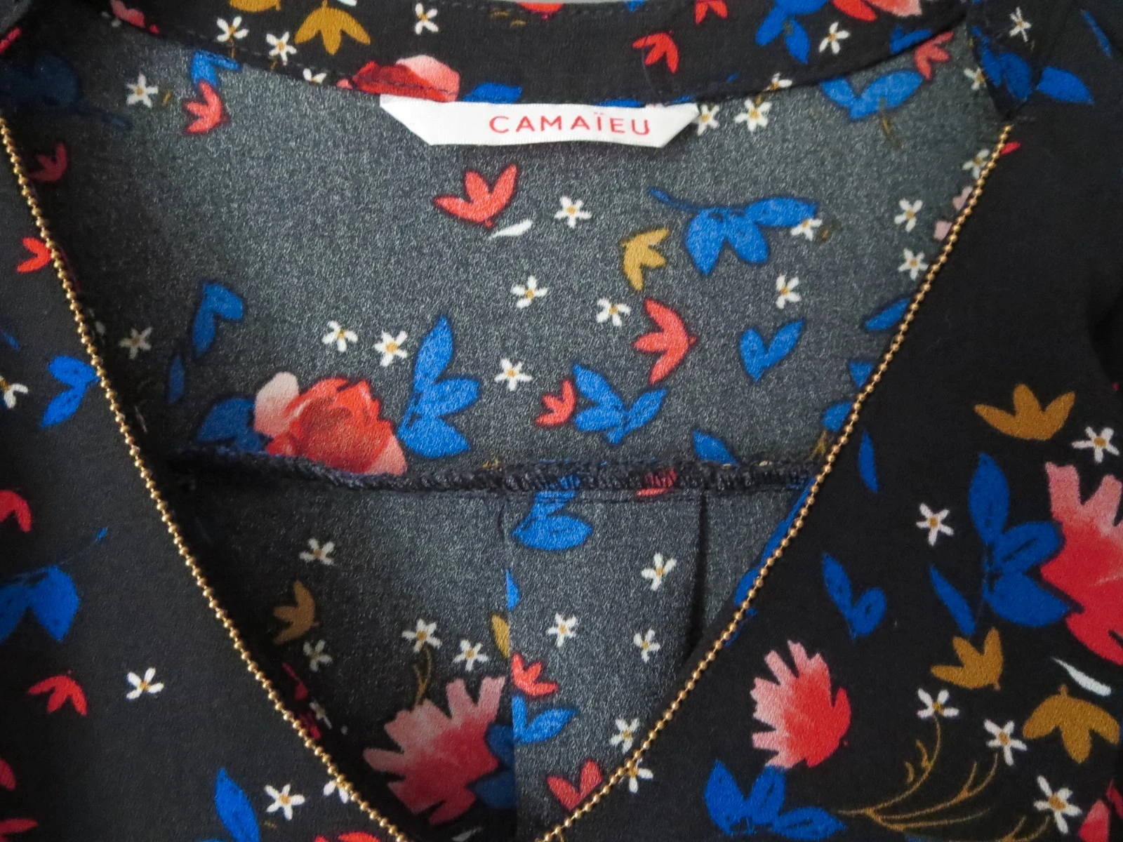 Robe droite fleurie Camaïeu – T.40 – Excellent état – photo 2